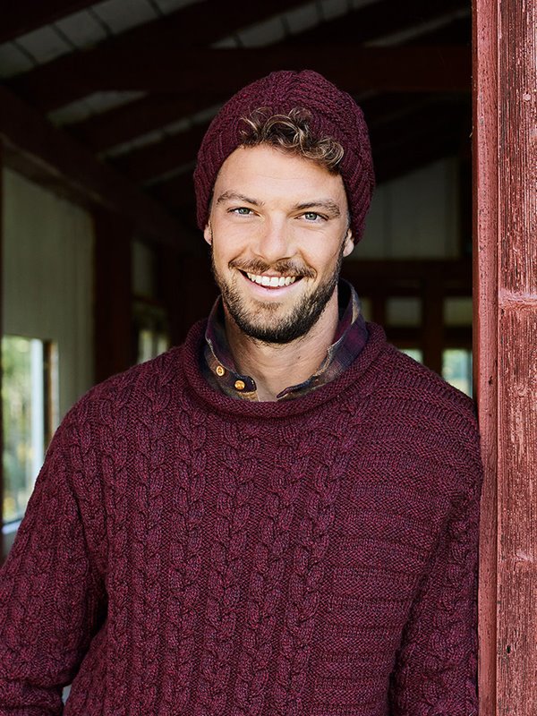 Lana Grossa HERRENMÜTZE Landlust Merino 180