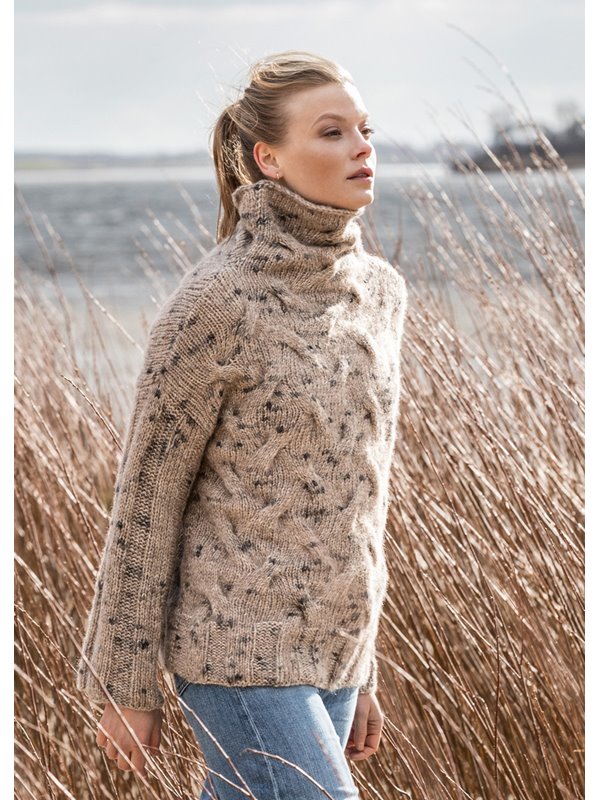 Lana Grossa PULLOVER MIT ZOPFMUSTER Lala Berlin Lovely Cotton Inserto