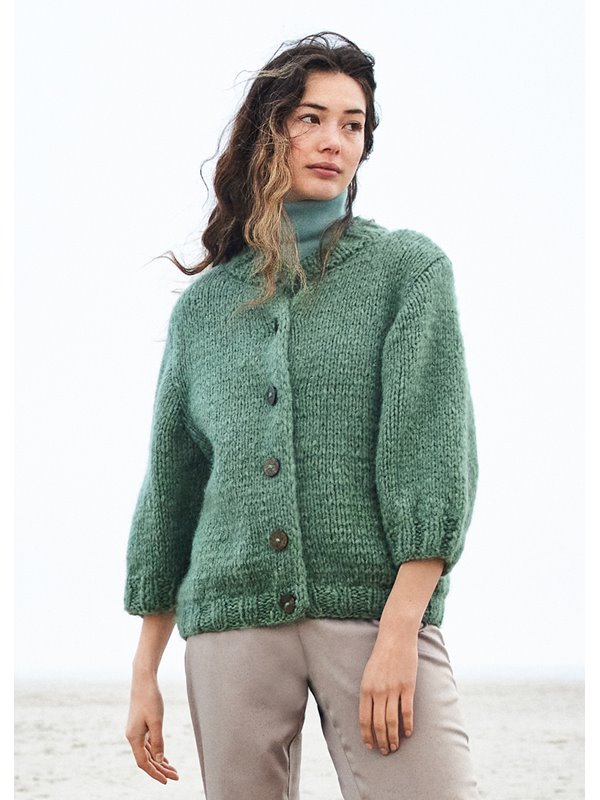 Lana Grossa JACKE MIT 3/4 ÄRMEL Alpaca Moda