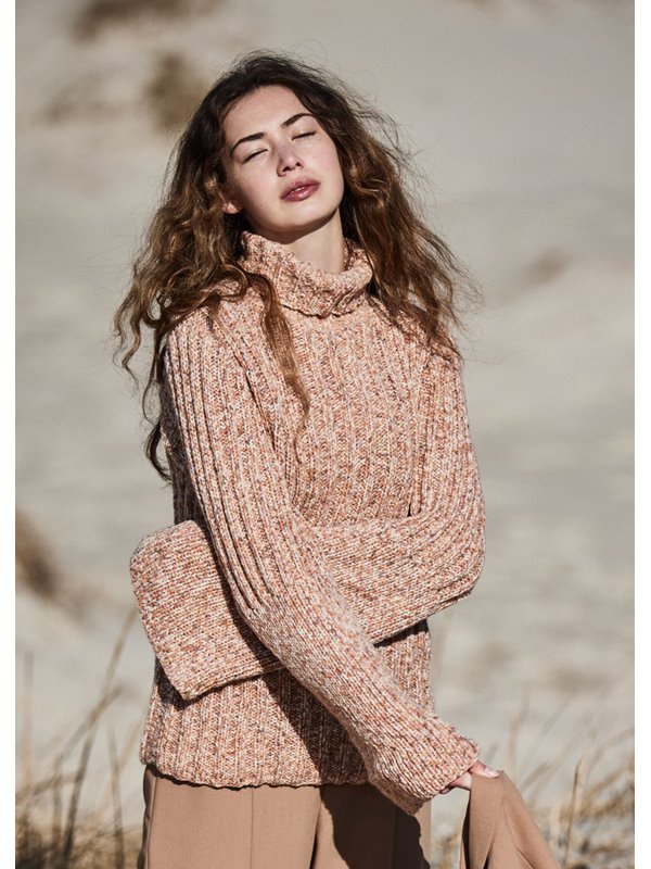 Lana Grossa RIPPENPULLOVER Cool Merino Print