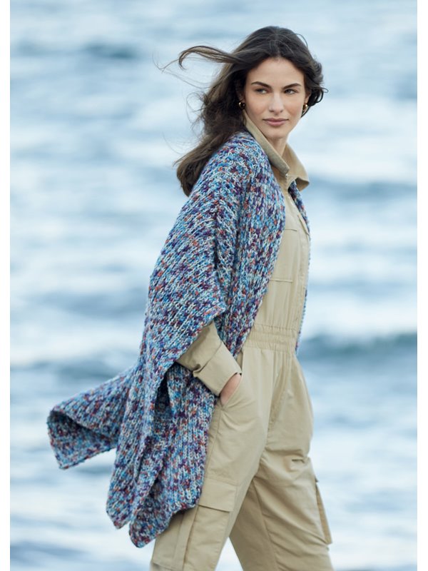 Lana Grossa PONCHO Colortwist
