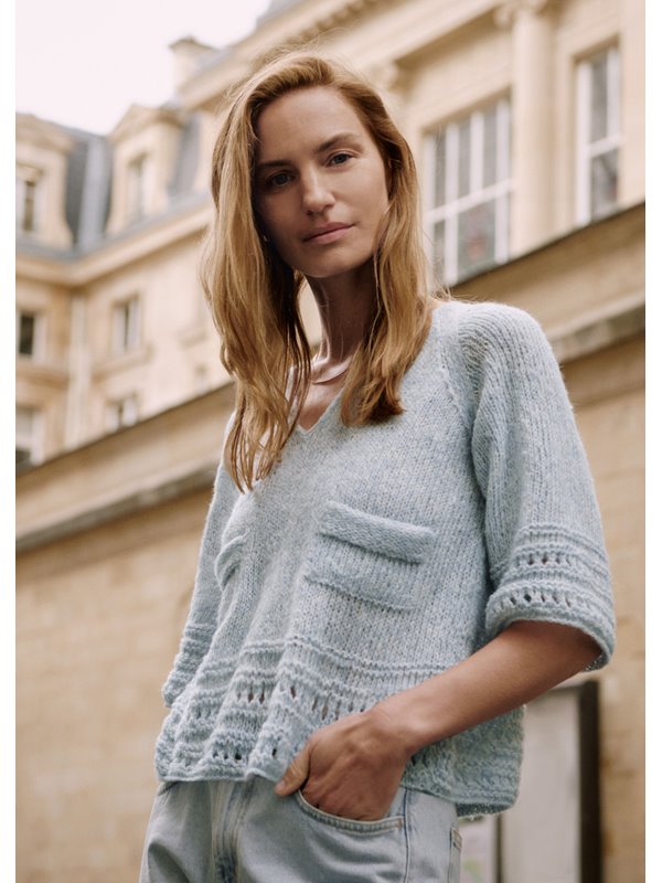 Lana Grossa PULLOVER MIT TASCHEN Bella