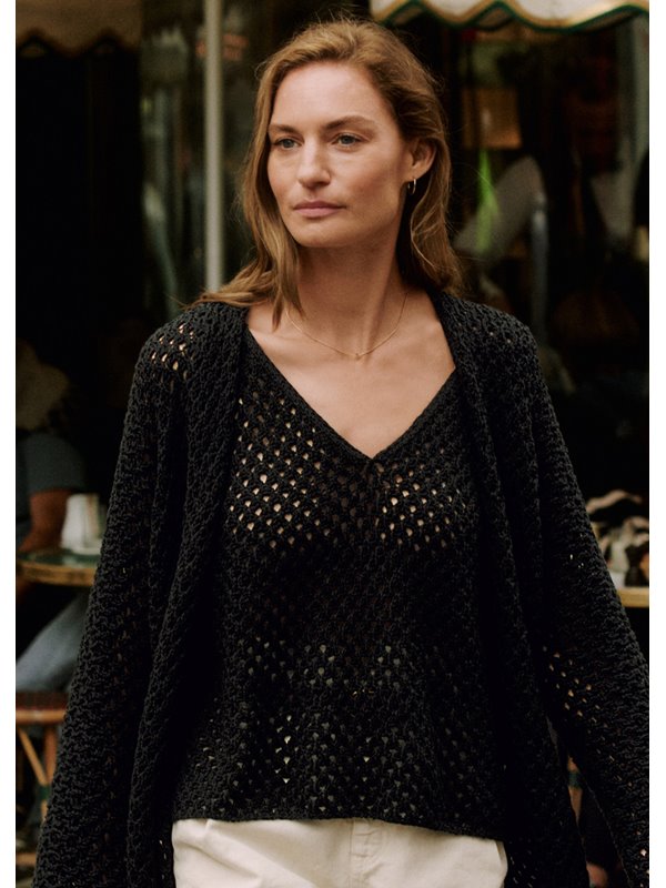 Lana Grossa LOCHMUSTER-TWINSET-TOP Dodici