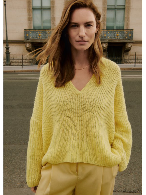 Lana Grossa HALBPATENT-V-PULLOVER Puno Luce