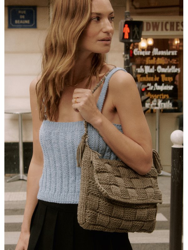 Lana Grossa GESTRICKTE TASCHE The Tube