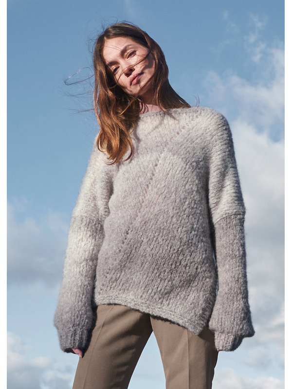 Lana Grossa ASYMMETRISCHER PULLOVER Avio