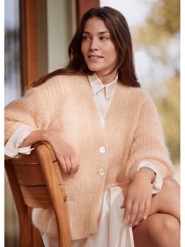 Lana Grossa HALBPATENT-JACKE Silkhair