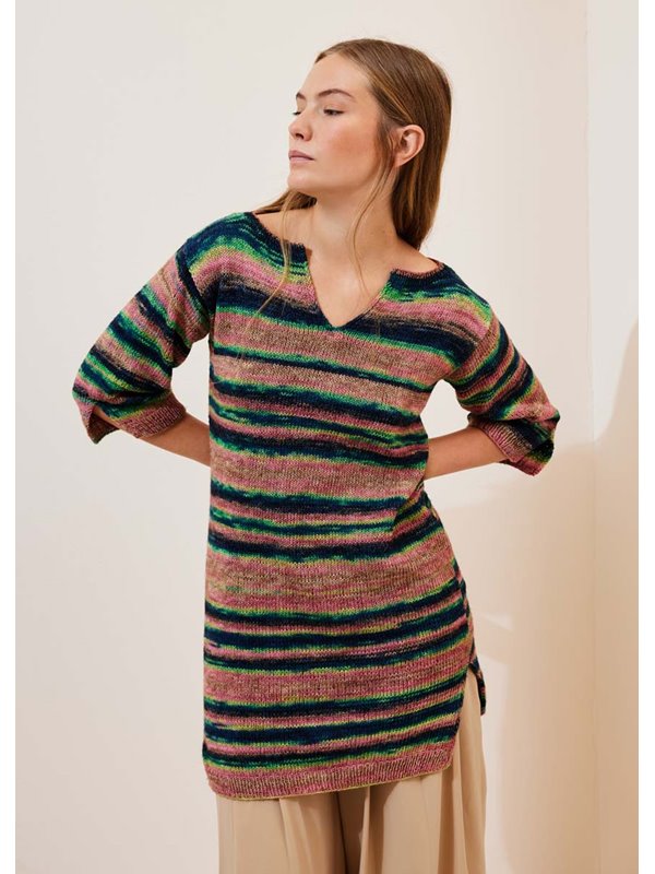 Lana Grossa LONGSHIRT MIT SCHLITZEN Gianna