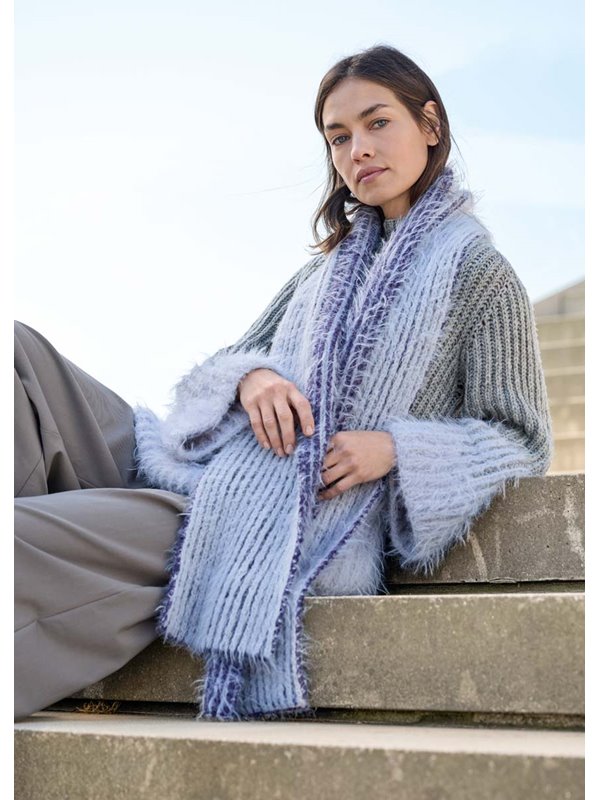 Lana Grossa BRIOCHE-SCHAL Basta & Cool Merino