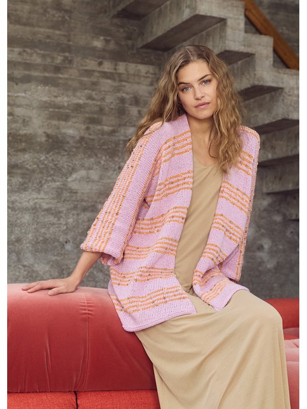 Lana Grossa KIMONO-JACKE Summer Softness & Popcorn