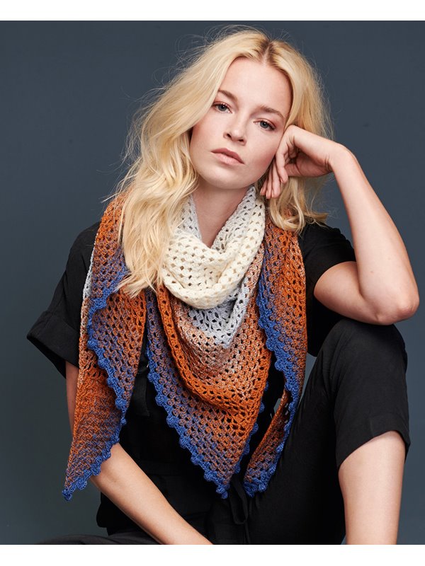 Lana Grossa GROSSES DREIECKSTUCH Twisted Cashmerino