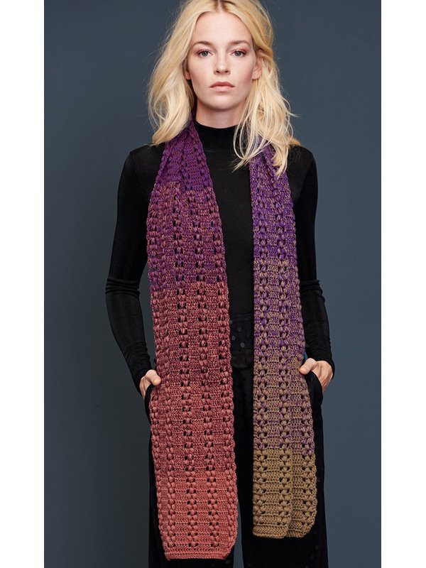 Lana Grossa SCHAL MIT BÜSCHELMASCHEN Shades of Alpaca Silk