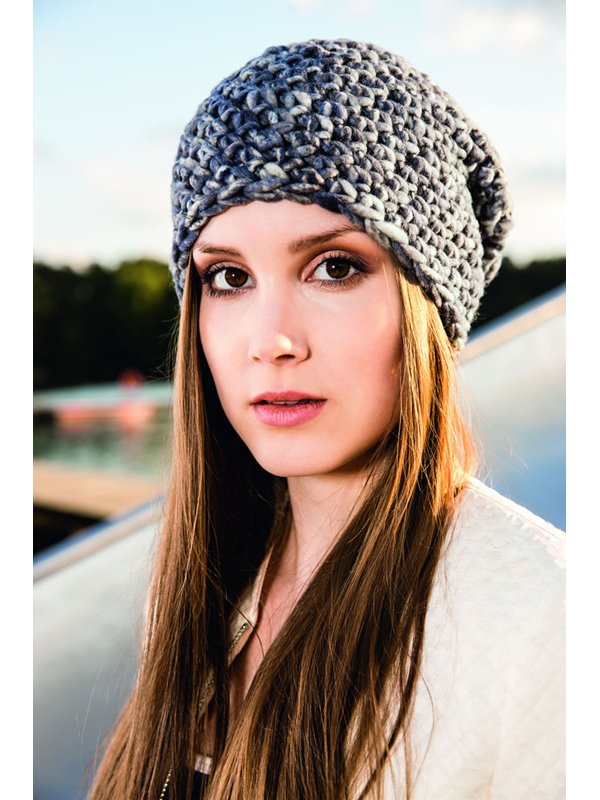 Lana Grossa HÄKELBEANIE Lei Spray