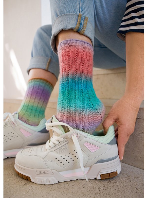 Lana Grossa SOCKEN Meilenweit 100g Color Mix Multi