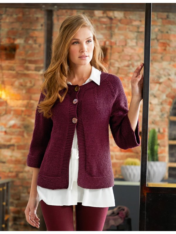 Lana Grossa KURZE JACKE MIT HALBARM Bingo