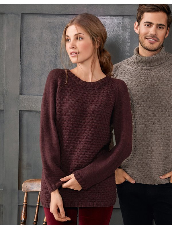 Lana Grossa RAGLANPULLOVER Cool Wool Melange