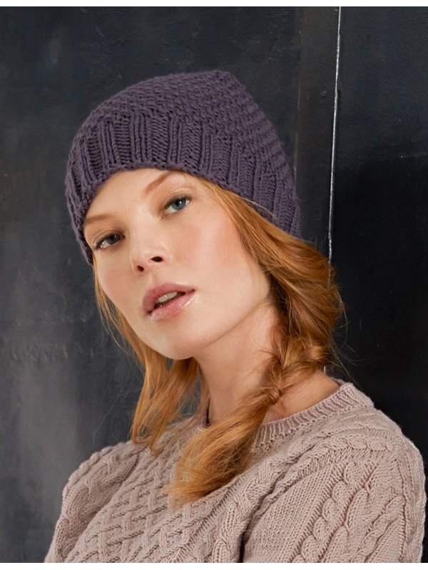 Lana Grossa MÜTZE IM PERLMUSTER Bingo