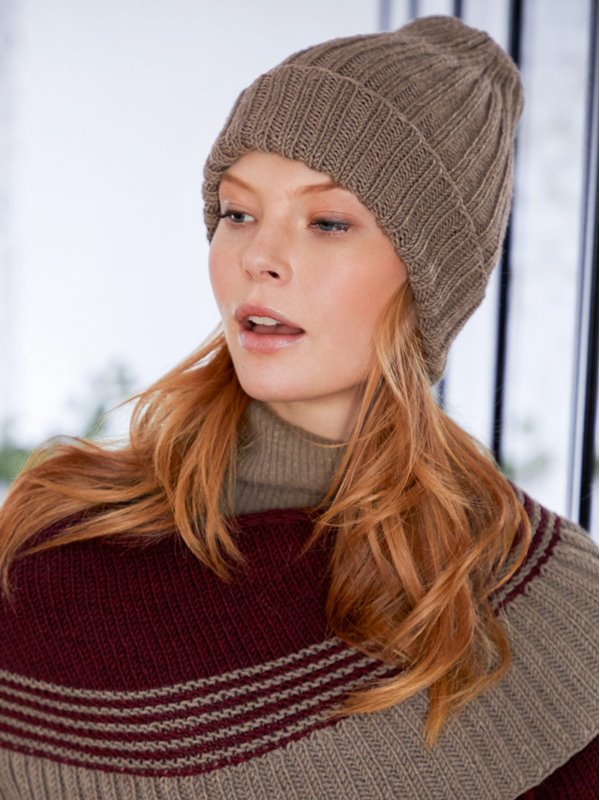 Lana Grossa RIPPENMÜTZE Cool Wool Big Melange
