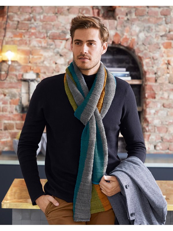 Lana Grossa STREIFENSCHAL COOL WOOL Melange (GOTS)
