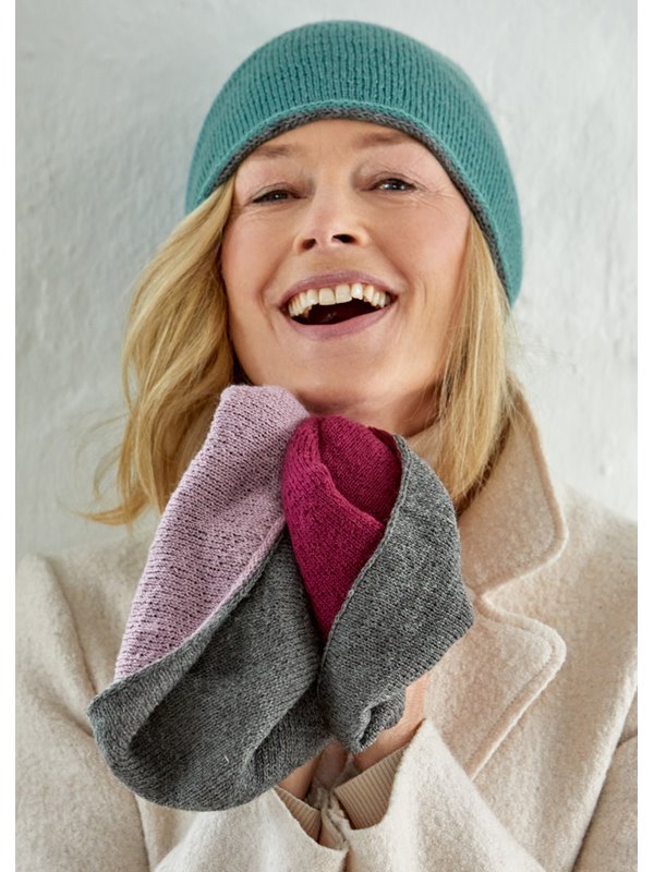 Lana Grossa WENDEMÜTZE Cool Wool Lace