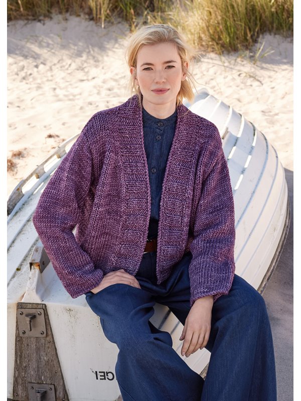 Lana Grossa TOP DOWN KURZJACKE Vintage Superchunky