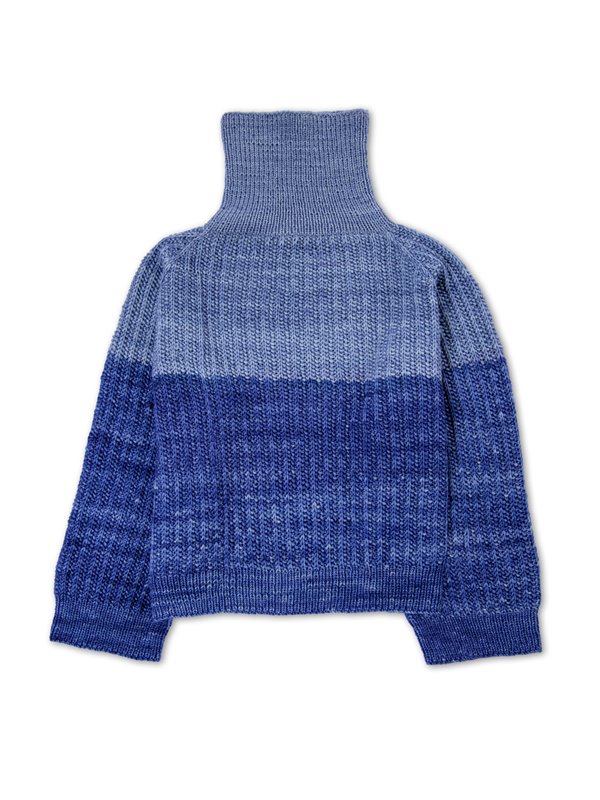 Lana Grossa TOP DOWN PULLOVER Cool Wool Big Vintage