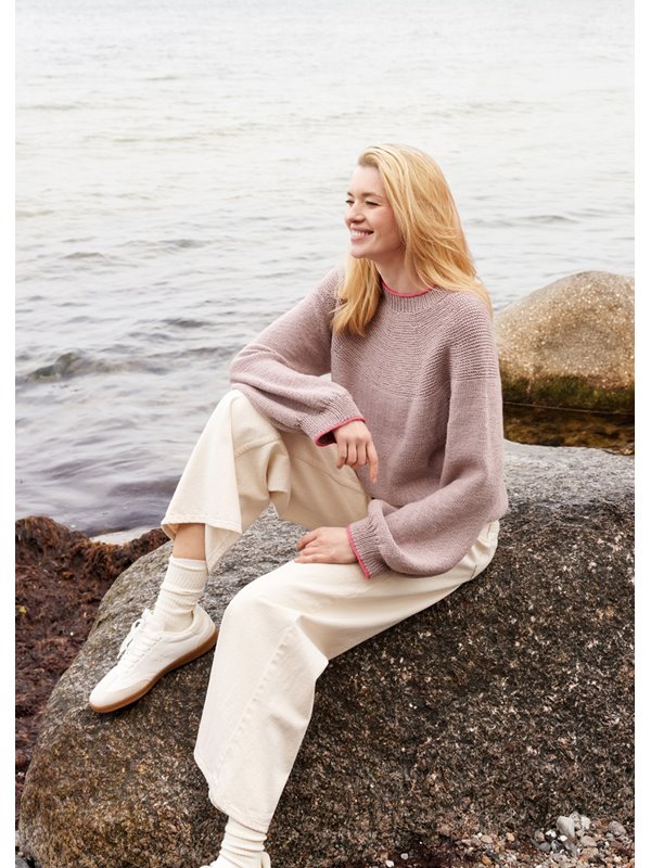 Lana Grossa TOP DOWN PULLOVER Cool Wool Big