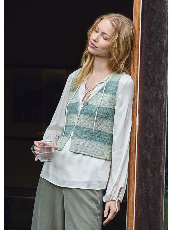 Lana Grossa WESTE IM STRUKTURMUSTER Solo Lino