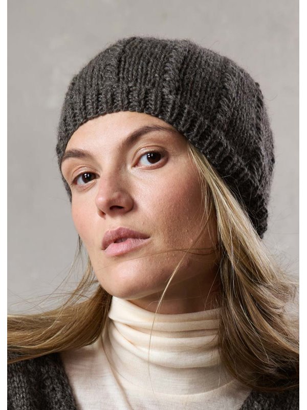 Lana Grossa MÜTZE Natural Lama Chunky