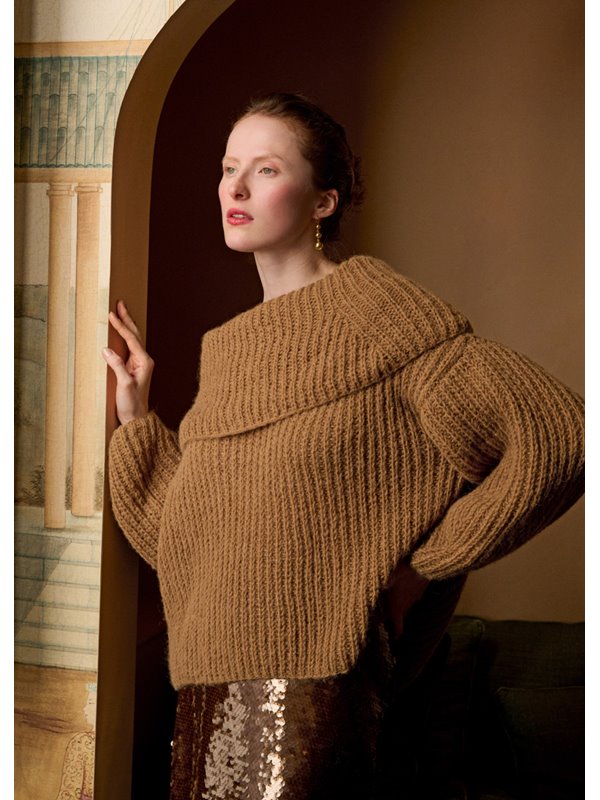 Lana Grossa HALBPATENT-PULLOVER Nebbia