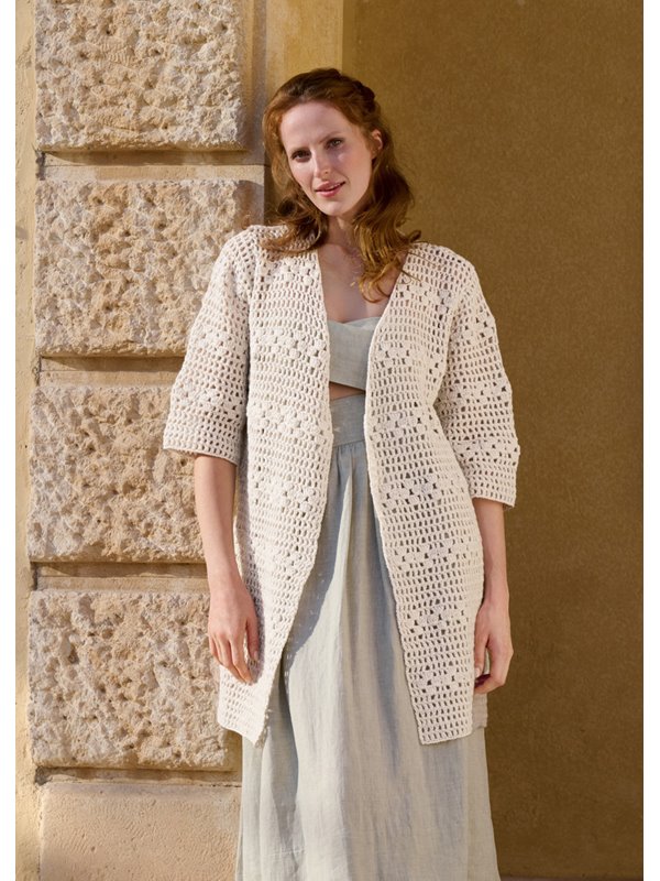 Lana Grossa HÄKEL-CARDIGAN Summer Softness