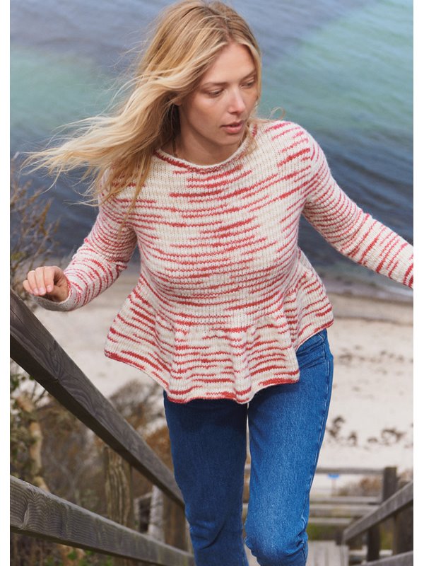 Lana Grossa SCHÖSSCHEN-PULLOVER Natural Alpaca Pelo