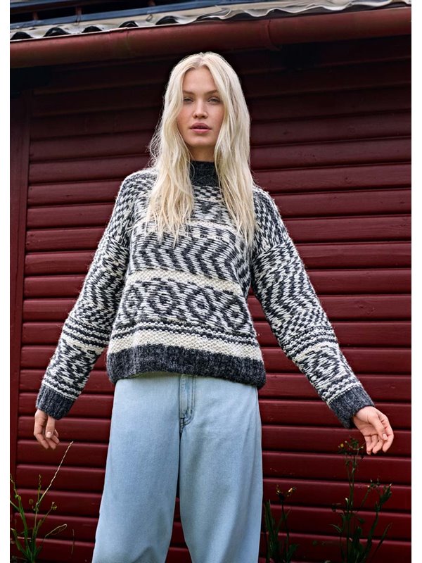 Lana Grossa NORWEGER-PULLOVER Airy