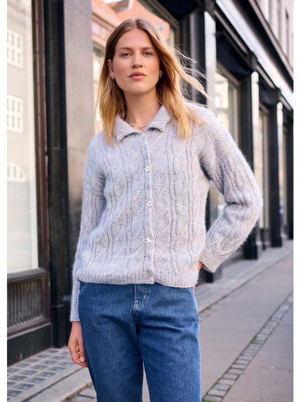 Lana Grossa TOP-DOWN-CARDIGAN Ecopuno & Silkhair