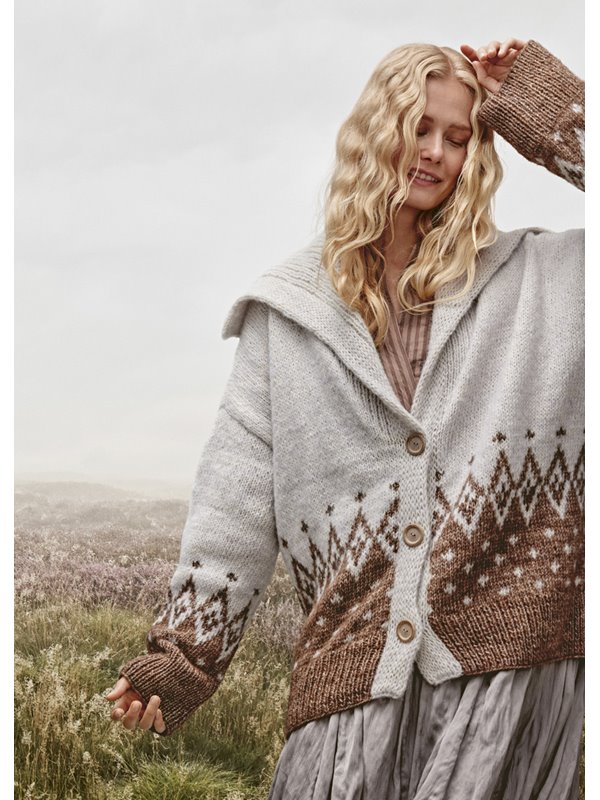 Lana Grossa JACKE Natural Alpaca Pelo & Glamour