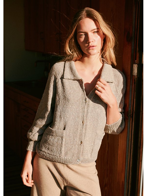 Lana Grossa RAGLAN-CARDIGAN MIT AUFGESETZTEN TASCHEN Cara