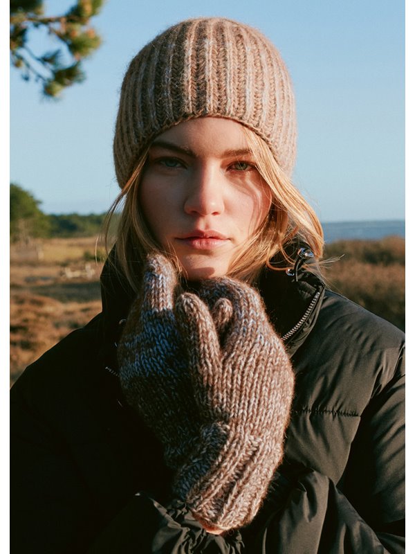 Lana Grossa FÄUSTLINGE GLATT RECHTS Cara & Natural Alpaca Pelo