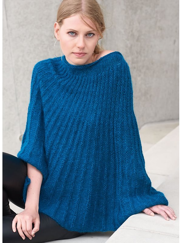 Lana Grossa SÜSSER RUNDPONCHO Arioso/Silkhair
