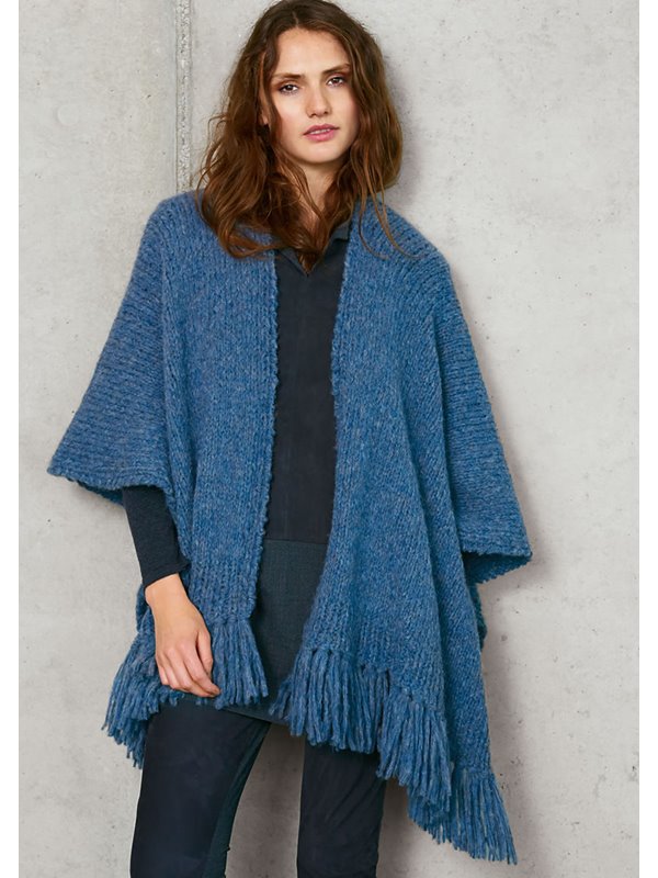 Lana Grossa BASIC PONCHO Cloud