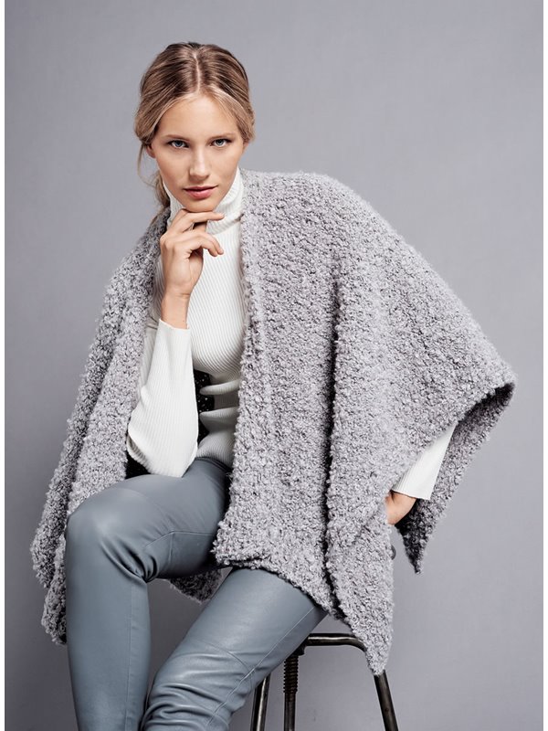 Lana Grossa PONCHO Bombolo