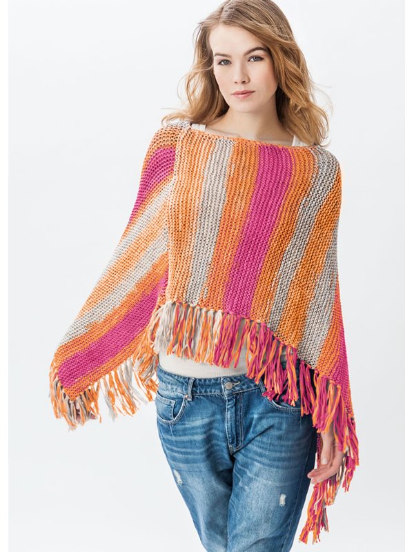 Lana Grossa PONCHO Primavera
