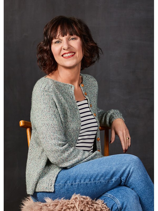 Lana Grossa CARDIGAN KATE OHNE RÜSCHE Ecopuno Print