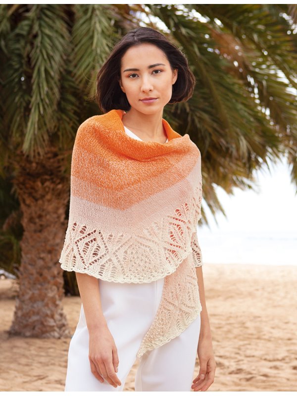 Lana Grossa TUCH MIT LOCHMUSTERKANTE Twisted Summer Shades
