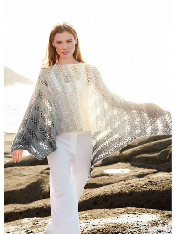 Lana Grossa PONCHO-TOP Twisted Summer Shades