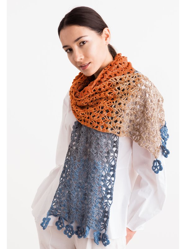 Lana Grossa SCHAL Shades of Merino Cotton