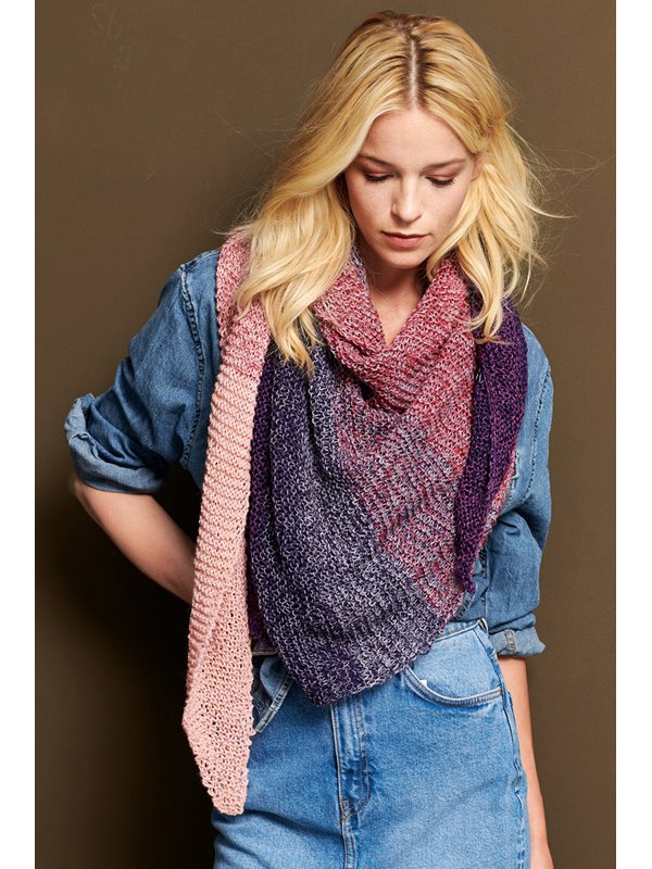 Lana Grossa GROB GESTRICKTES TUCH Shades of Merino Cotton