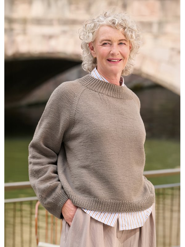 Lana Grossa CLASSY RAGLAN SWEATER Cool Wool Big