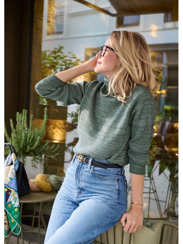 Lana Grossa CLASSY RAGLAN SWEATER Cool Wool Big Vintage