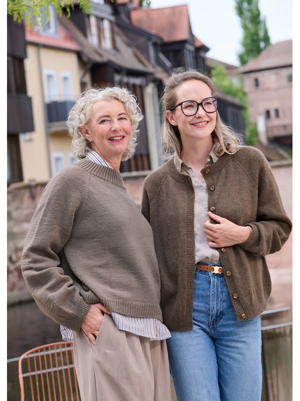 Lana Grossa CLASSY RAGLAN JACKET Cashmere Pure