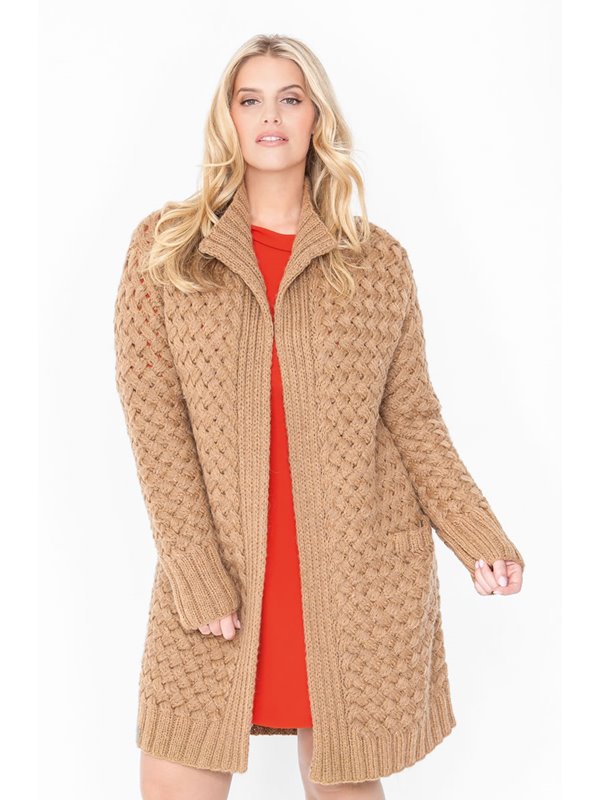 Lana Grossa LONGJACKE IM FLECHTMUSTER Arioso